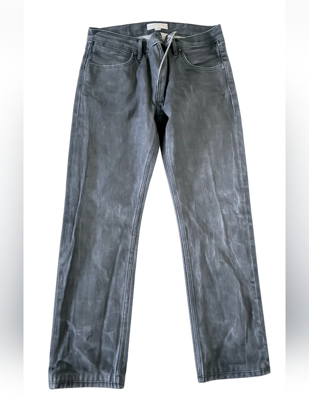 Burberry London Men's Gray Straight Leg Jeans Size 30R Designer Denim EUC